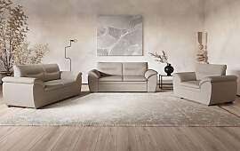 Polstergarnitur COTTA "Leandra", beige,