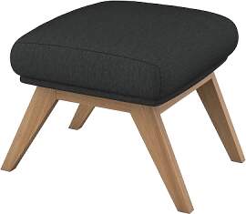 Polsterhocker FLEXLUX "Adria", grau