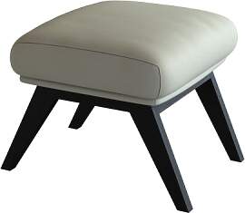 Polsterhocker FLEXLUX "Adria", weiß