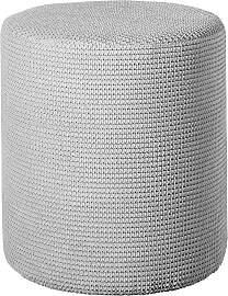 Polsterhocker HOME AFFAIRE, grau, B:40cm H:50cm