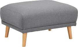 Polsterhocker HOME AFFAIRE "Lasse", grau 
