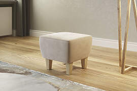 Polsterhocker HOME AFFAIRE "Viva", braun 