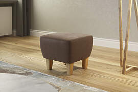 Polsterhocker HOME AFFAIRE "Viva", braun 