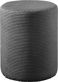 Polsterhocker MAINTAL "Wiesenbach", grau 