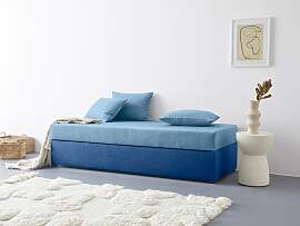 Polsterliege MAINTAL "Diana", blau,