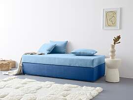 Polsterliege MAINTAL "Diana", blau,