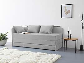 Polsterliege MAINTAL "Diana", grau,