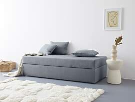 Polsterliege MAINTAL "Diana", grau,