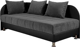 Polsterliege MAINTAL, schwarz (schwarz, grau),