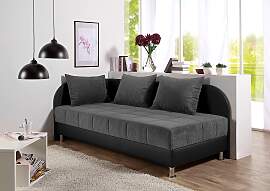 Polsterliege MAINTAL, schwarz (schwarz, grau),