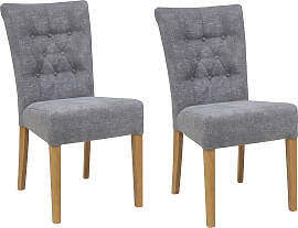 Polsterstuhl HOME AFFAIRE "Queen", blau