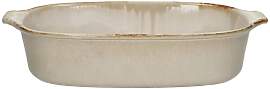 Pomax Auflaufform Steingut beige, robust,