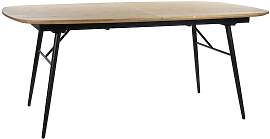 Pomax Ausziehbarer Tisch aus MDF mit Eichenfurnier 
