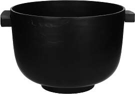 Pomax Champagnerkühler aus schwarzem Aluminium,