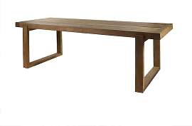 Pomax Esstisch aus recyceltem Holz braun,