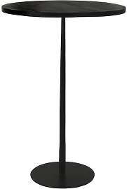 Pomax Hoher Bistrotisch aus schwarz gebeiztem