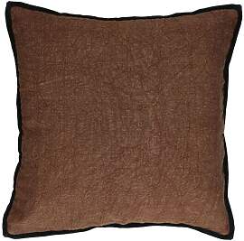 Pomax Kissen aus Baumwolle braun, quadratisch,