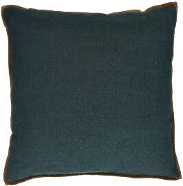 Pomax Kissen aus Leinen und Baumwollvelours