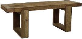 Pomax Kleine Bank aus recyceltem Holz,