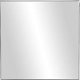 Pomax Spiegel aus schwarzem Metall, quadratisch,