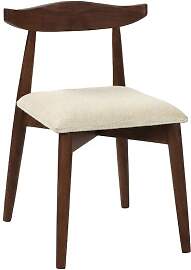 Pomax Stuhl aus Akazienholz braun, gerundete