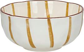 Pomax Suppenschüssel aus Porzellan gelb, rund -