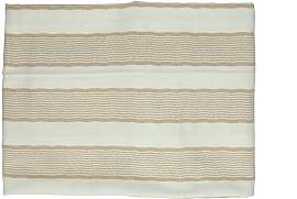 Pomax Tischdecke aus Baumwolle und Leinen weiss