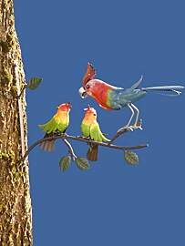 POMMERNTRAUM ®| Baumstecker Gartenstecker Metall