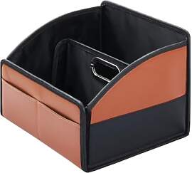 Pomodee Auto Organizer aus Leder,faltbare