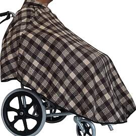POONGURY Fleece-Rollstuhl-Decke mit Kapuze,