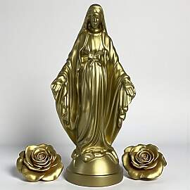 Pop Mary, Moderne Statue, Jungfrau Maria,