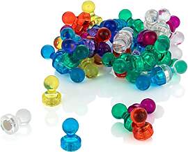 Poppstar 50 Bunte Kegelmagnete für Whiteboard (11 