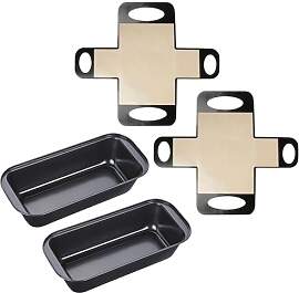PORFOYO Brotbackform Kasten, 2er Set Extra