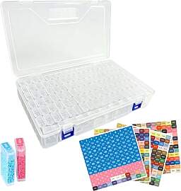 PORFOYO Diamond Painting Aufbewahrungsbox 136