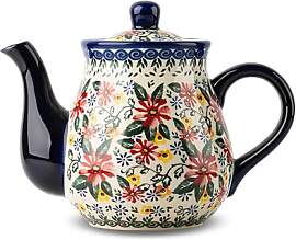 Porzellan Teekanne, 800 ml Teekanne, Farbiger