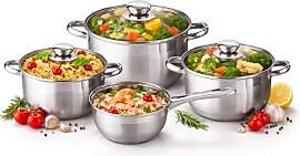 Posten Anker Topfset Induktion 7-teilig, Edelstahl 