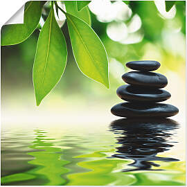 Poster ARTLAND "Zen Steinpyramide auf