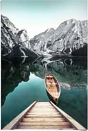 Poster REINDERS "Berg See Rocky Mountains -