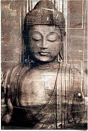 Poster REINDERS "Buddha", braun (farbe