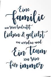 Poster REINDERS "Eine Familie, ein