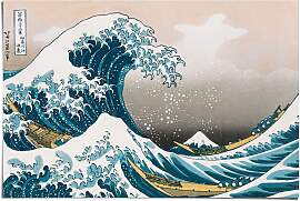 Poster REINDERS "Große Welle -