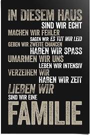 Poster REINDERS "In diesem Haus", bunt