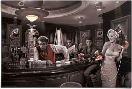 Poster REINDERS "Java Dreams Monroe, Dean,