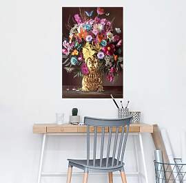 Poster REINDERS "Lion Vase", bunt (farbe 