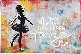 Poster REINDERS "Man muss das Leben