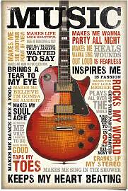 Poster REINDERS "Music is Passion",