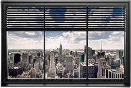 Poster REINDERS "New York Fensterblick", 
