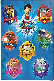 Poster REINDERS "Paw Patrol", blau