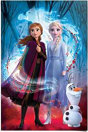 Poster REINDERS "Poster Frozen 2 Anna - Elsa