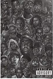 Poster REINDERS "Rap Ikonen", schwarz